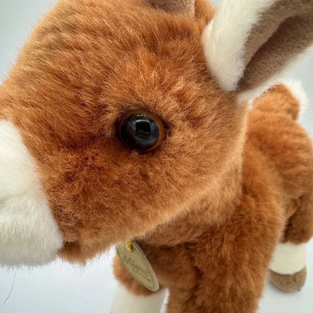 Aurora World Miyoni Goat Plush Brown White Stuffed Animal Kid 9.5 inch